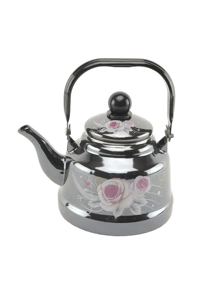 Чайник эмалированный 1,1 л Серебреный