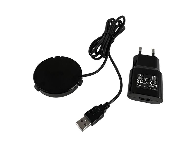Зарядний пристрій бездротовий GTV AE-ZLADPOD-20 під стільницю (6198)