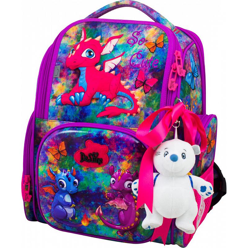 Школьный ранец DeLune 26х15,5х36 см Разноцветный (11-028)