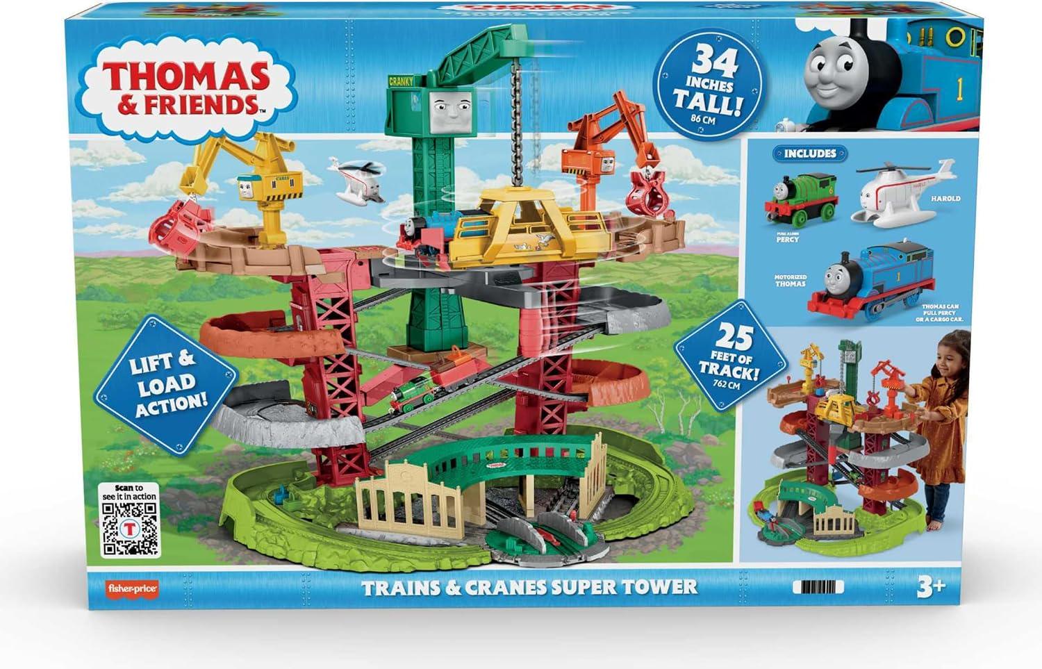 Игровой набор Fisher Price Thomas and Friends Trains&Cranes Super Tower (GXH09)