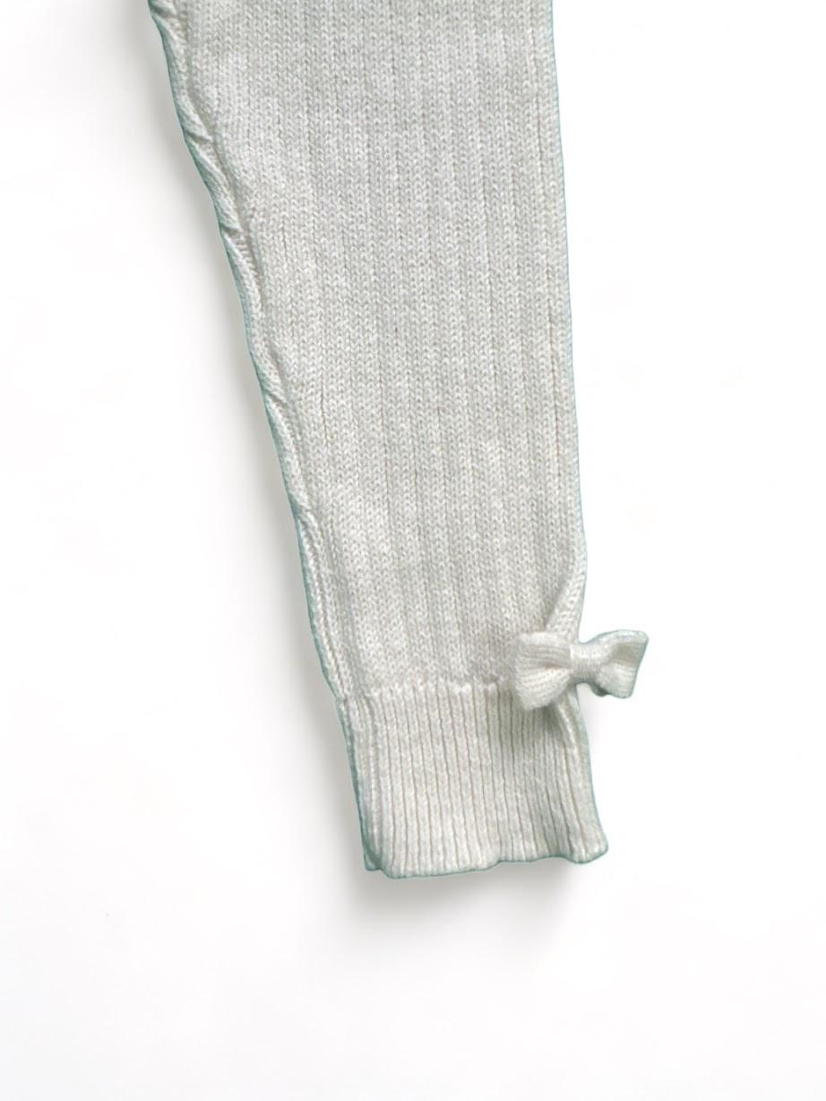 Лосини дитячі Chicco в рубчик в'язані 12-18 міс. 86 см Бежевий (2089553371) - фото 2