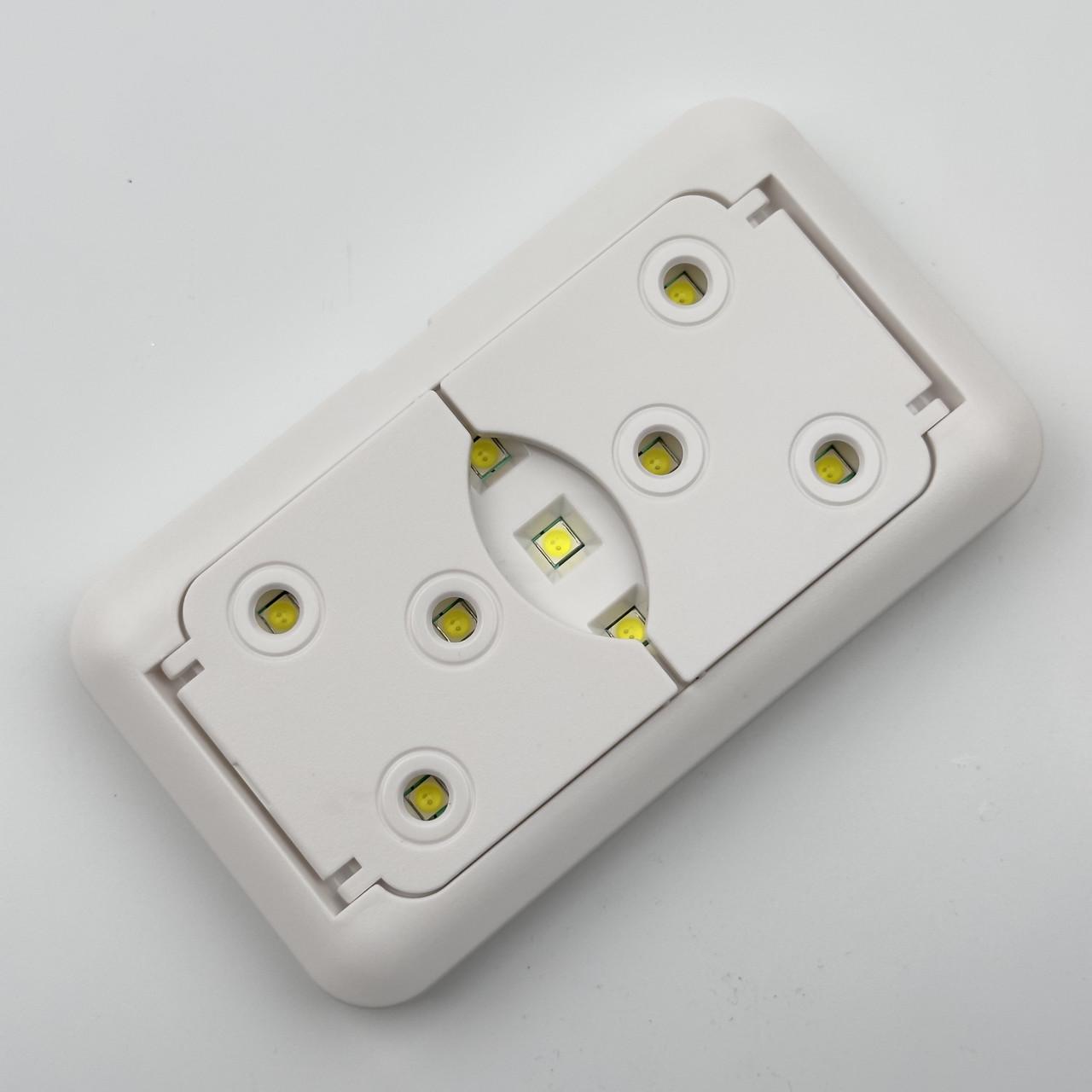 Лампа для манікюру SUN 15 Plus Міні UV/LED USB складана 60 Вт Білий (2121093773) - фото 3