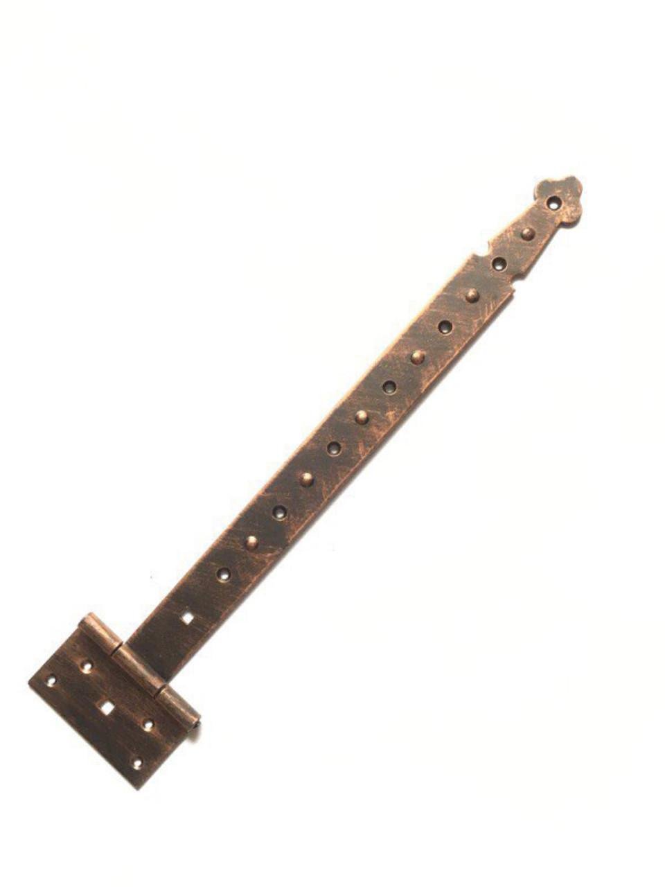 Декоративна петля-стріла 400 мм для дверей Мідний