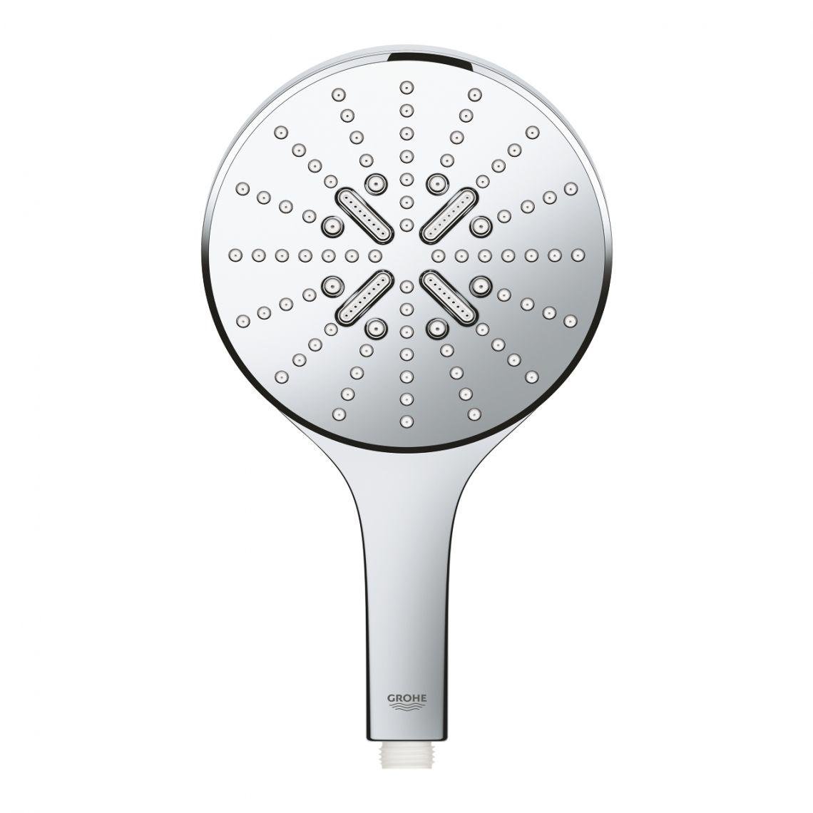 Ручной душ Grohe Rainshower Smartactive 150 с 3 режимами струи Хром (26553000) - фото 2