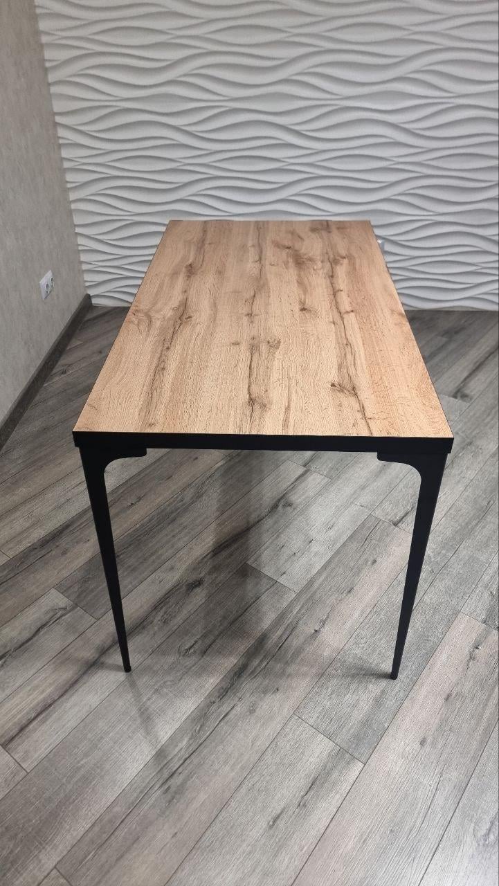 Стол Dinat vero 1350х750х730 мм Тахо/Черный Стол Dinat vero 1350х750х730 мм Тахо/Черный