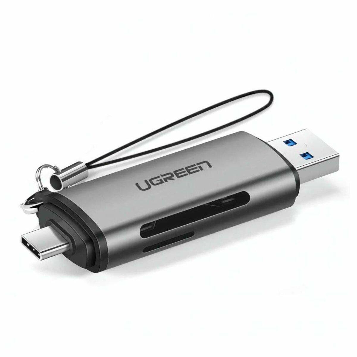 Картридер UGREEN CM185 USB-C/USB-A Card Reader (UGR-50706)