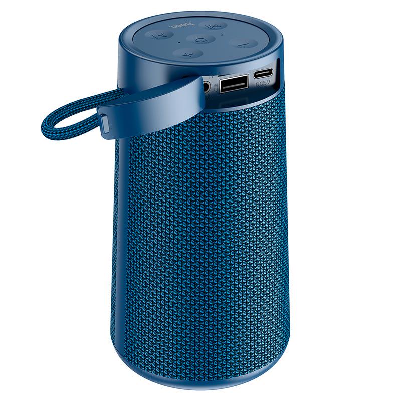 Колонка портативная Bluetooth Hoco HC13 Sports BT speaker Navy Blue - фото 2