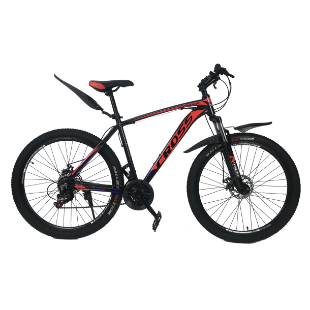 Велосипед дорожный Cross LeaderV2 2022 27,5" 19" Неоновый/Желтый