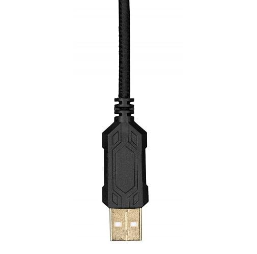 Наушники проводные 2E HG340BK Gaming RGB USB 7.1 118 дБ 16 Ом Black (12910151) - фото 5