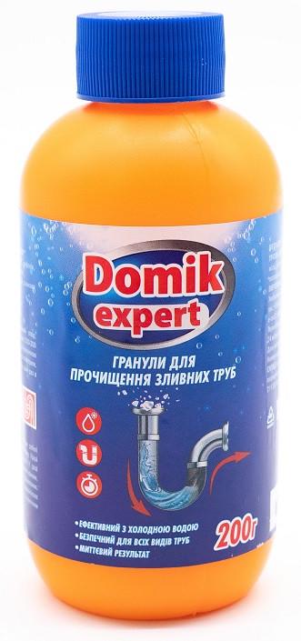 Средство Domik Expert для прочистки сливных труб гранулы 200 г