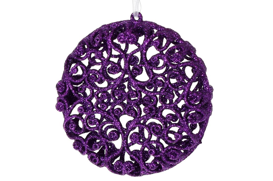 Новогодняя подвеска BonaDi Ажур 9х4 см (788-933)