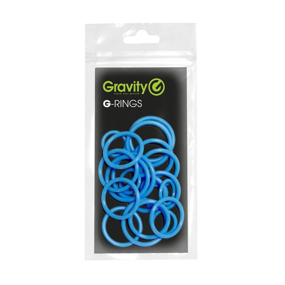 Набір гумових кілець для стійок GRAVITY RP 5555 ringpack Light blue - фото 3