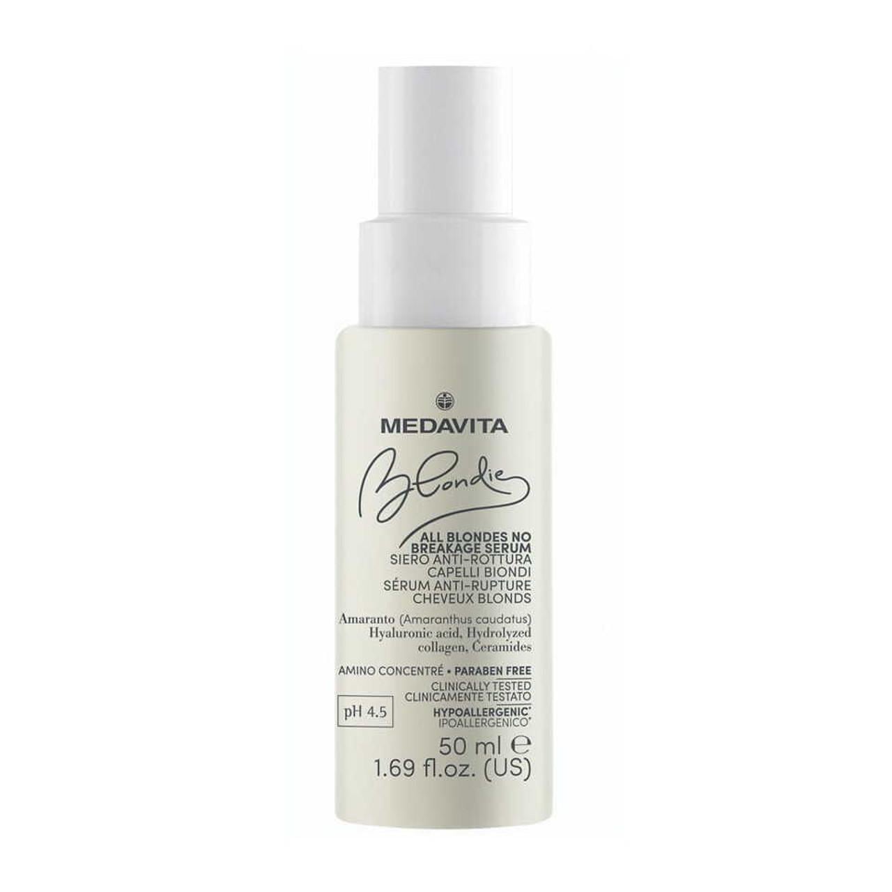 Сыворотка против ломкости для всех типов светлых волос Medavita Blondie All Blondes No Breakage Serum (02470)