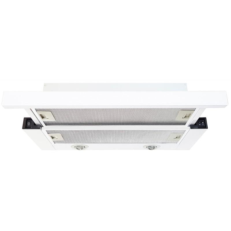 Вытяжка Luxor Fantom 1000 м3 F 60 White Glass LED из гофротруба Вытяжка Luxor Fantom 1000 м3 F 60 White Glass LED из гофротруба