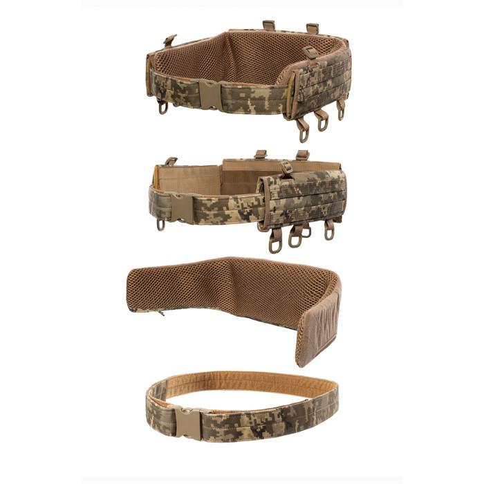 Пояс военный Voyin Voli с анатомической вставкой XXL Пиксель (vv-02-000000321XXL) - фото 2