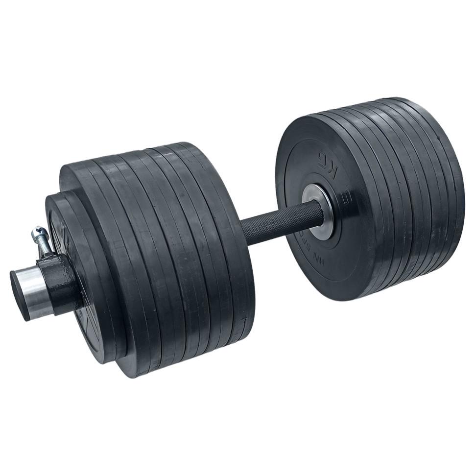 Гантель гумова олімпійська RN-Sport на 62 кг (2522949990_rn_2) - фото 2 Гантель гумова олімпійська RN-Sport на 62 кг (2522949990_rn_2) - фото 2