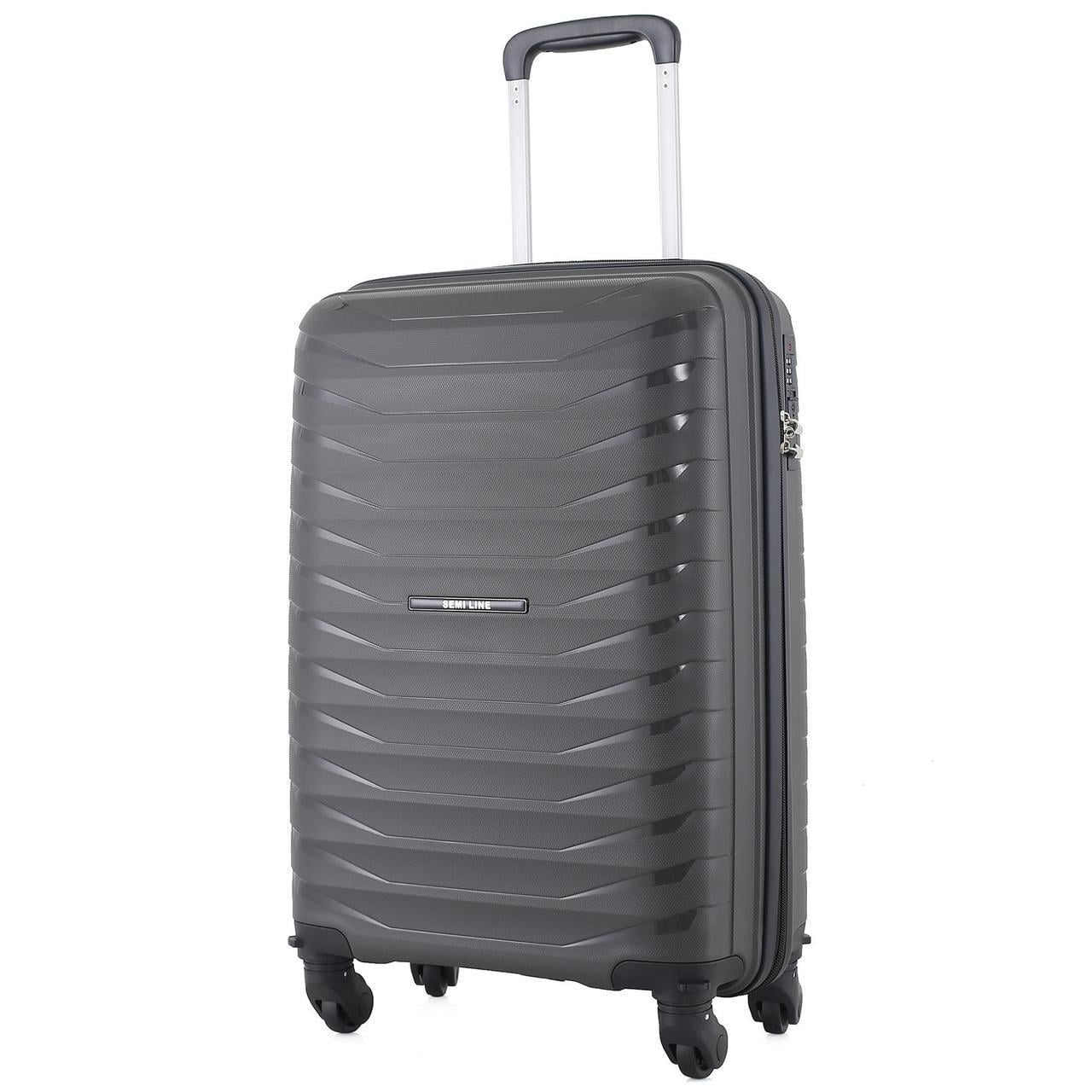 Чемодан SEMI LINE 21" S Dark Grey (T5586-2)