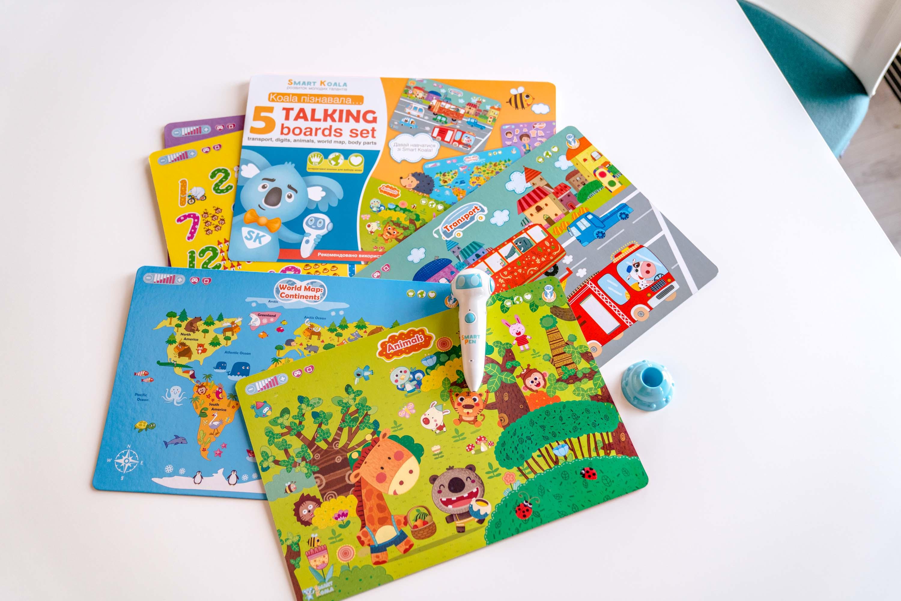 Інтерактивний борд Smart Koala 4в1 5 карток (SKSAB5IN1) - фото 3