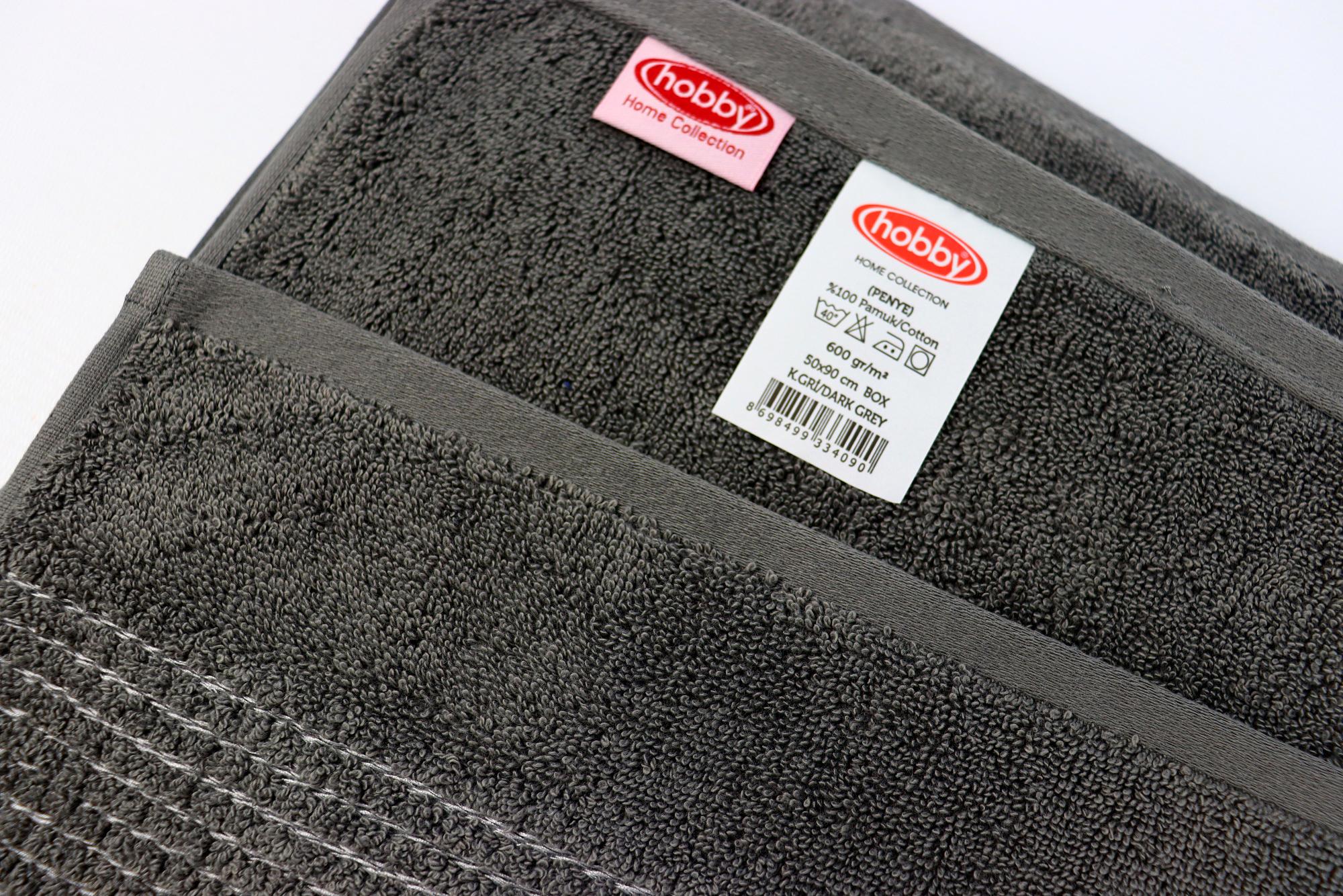 Рушник Box 600 г/м2 50х90 см Сірий - фото 2