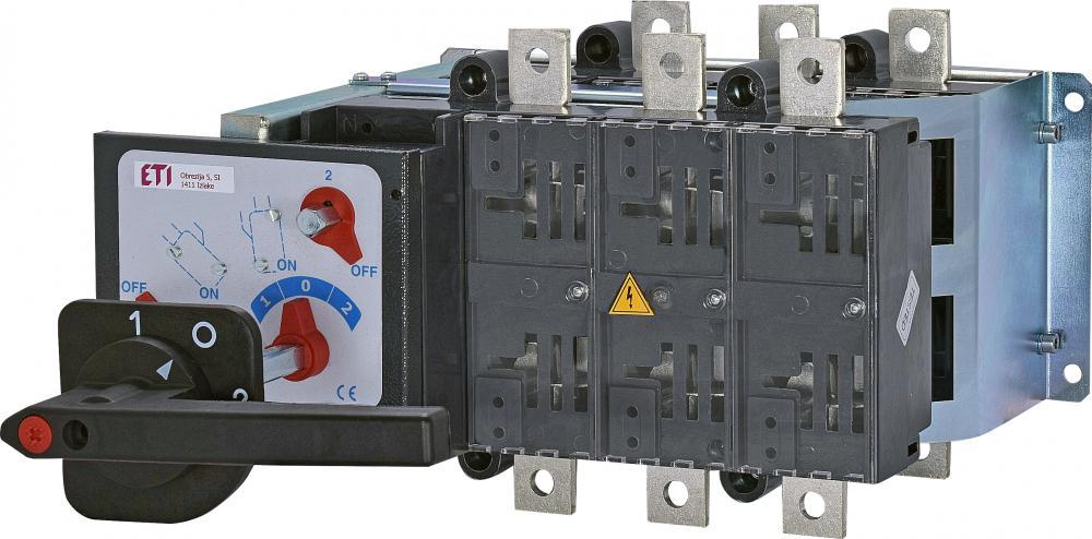 Перемикач навантаження ETI LA4/D CO I-0-II 3P 630A 500 V виносна рукоятка (4667004)