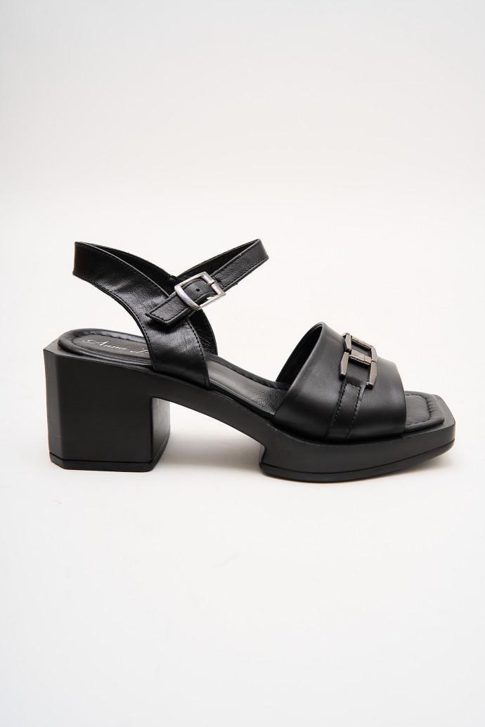 Босоножки женские Anna Lucci кожаные р. 39 Черный (171756)