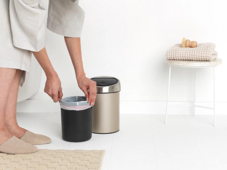 Бак для сміття Brabantia Touch Bin 3 л Бежевий (304668) - фото 7