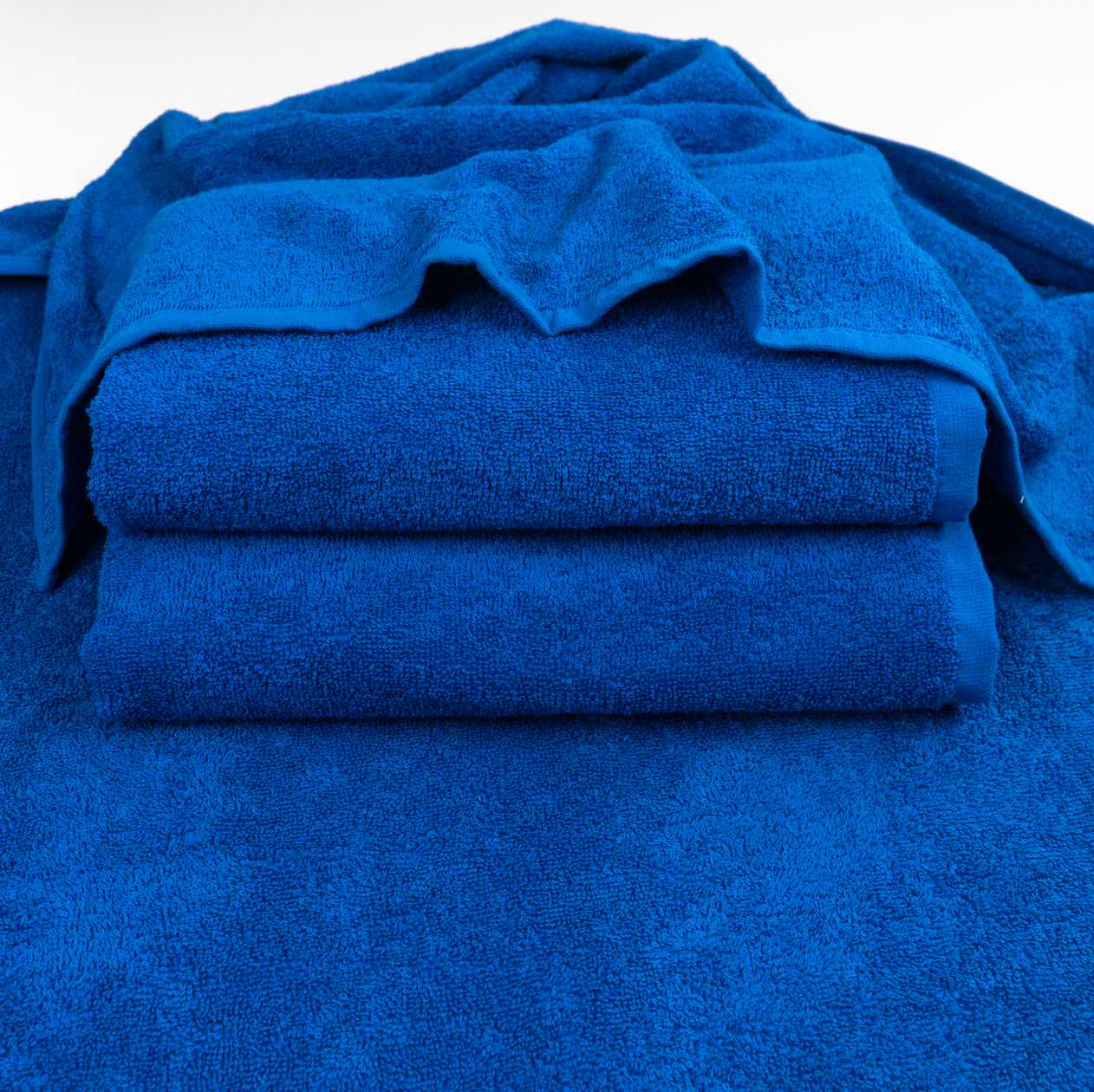 Набір рушників махрових GM Textile 50х90 см/70х140 см 2 шт. Синій (400k140i90-blue) - фото 2