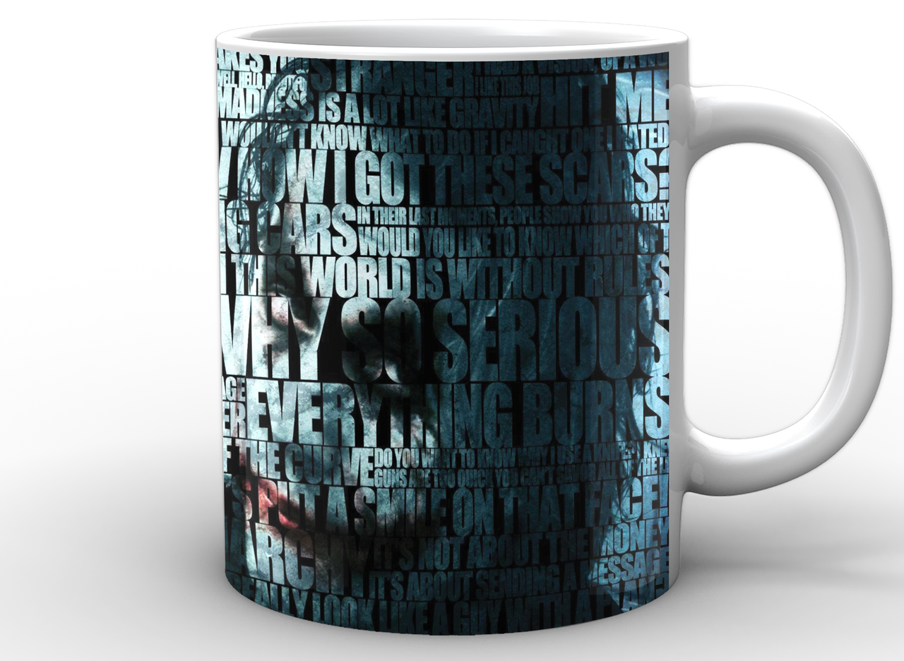 Чашка GeekLand Batman джокер в надписях