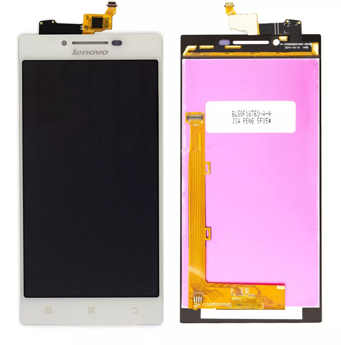 Дисплей для Lenovo P70 із сенсорним склом Білий (05237000001567)