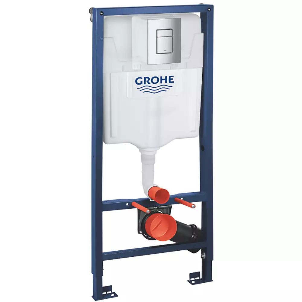 Инсталляция для унитаза Grohe Rapid SL 38772001 с клавишей Skate Cosmopolitan Хром (34857373)