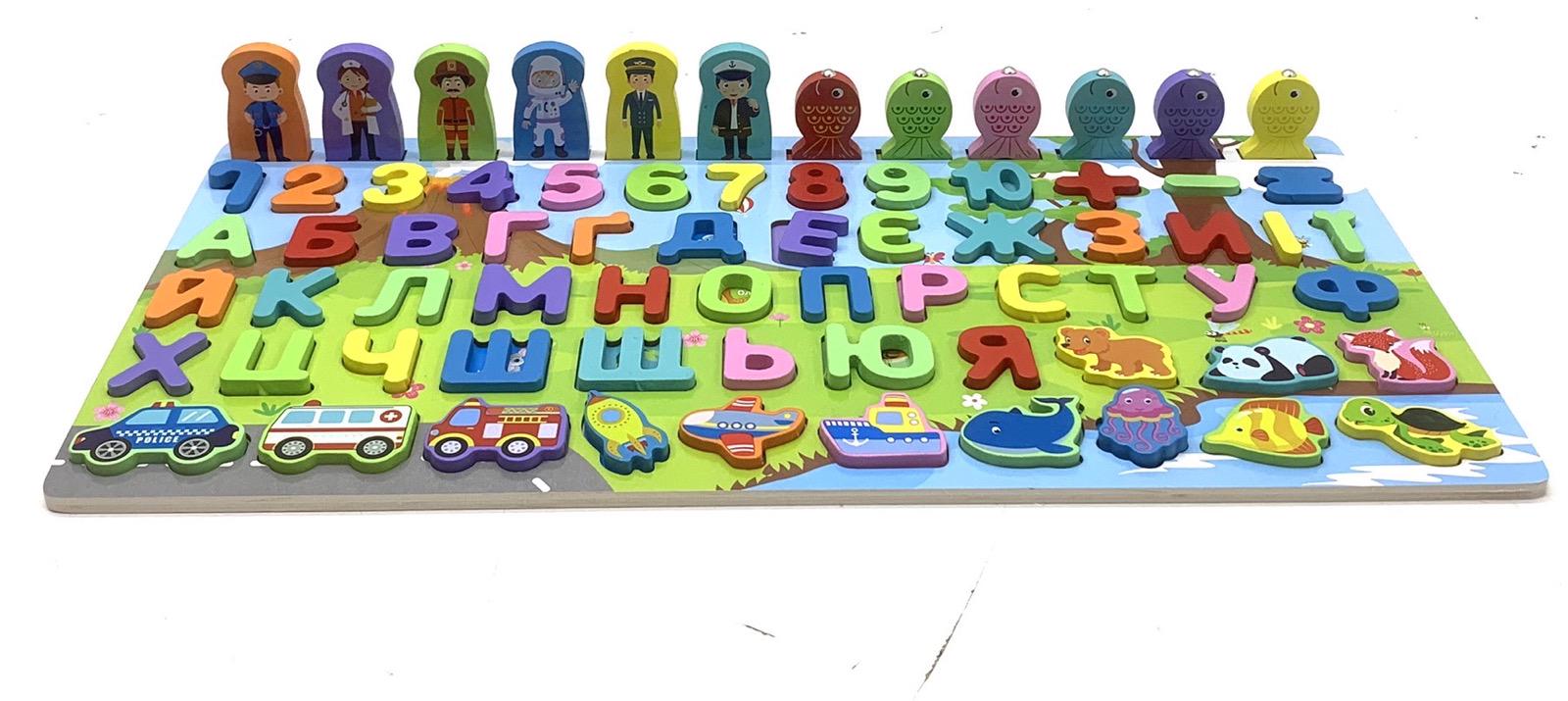 Дошка дерев'яна TREE TOYS Такий цікавий світ 6в1 (MD 1927) - фото 3