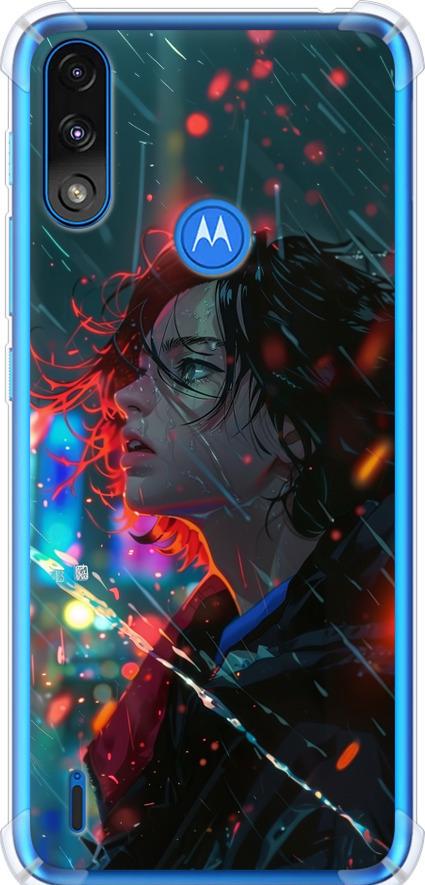 Чехол на Motorola E7 Power Ночные огни (6096sp-2284-42517)