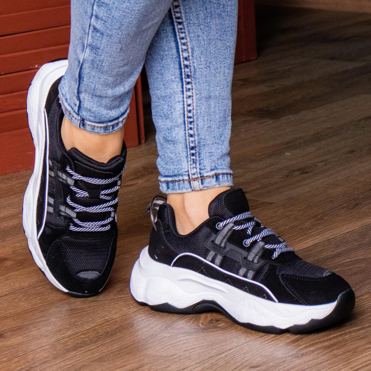 Кроссовки женские Fashion р. 40 25 см Черный (2675)