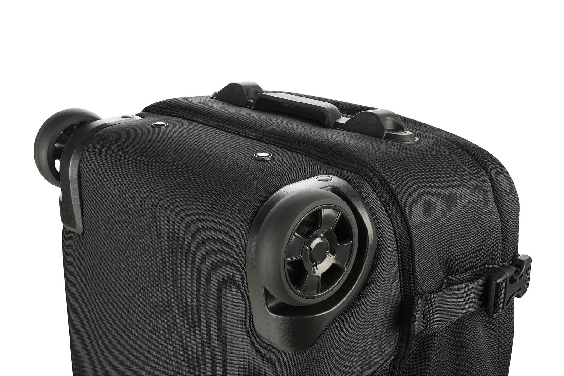 Сумка дорожная Tucano Tugo S Trolley полиэстер с колесной системой 34 л Черный (636002) - фото 8 Сумка дорожная Tucano Tugo S Trolley полиэстер с колесной системой 34 л Черный (636002) - фото 8
