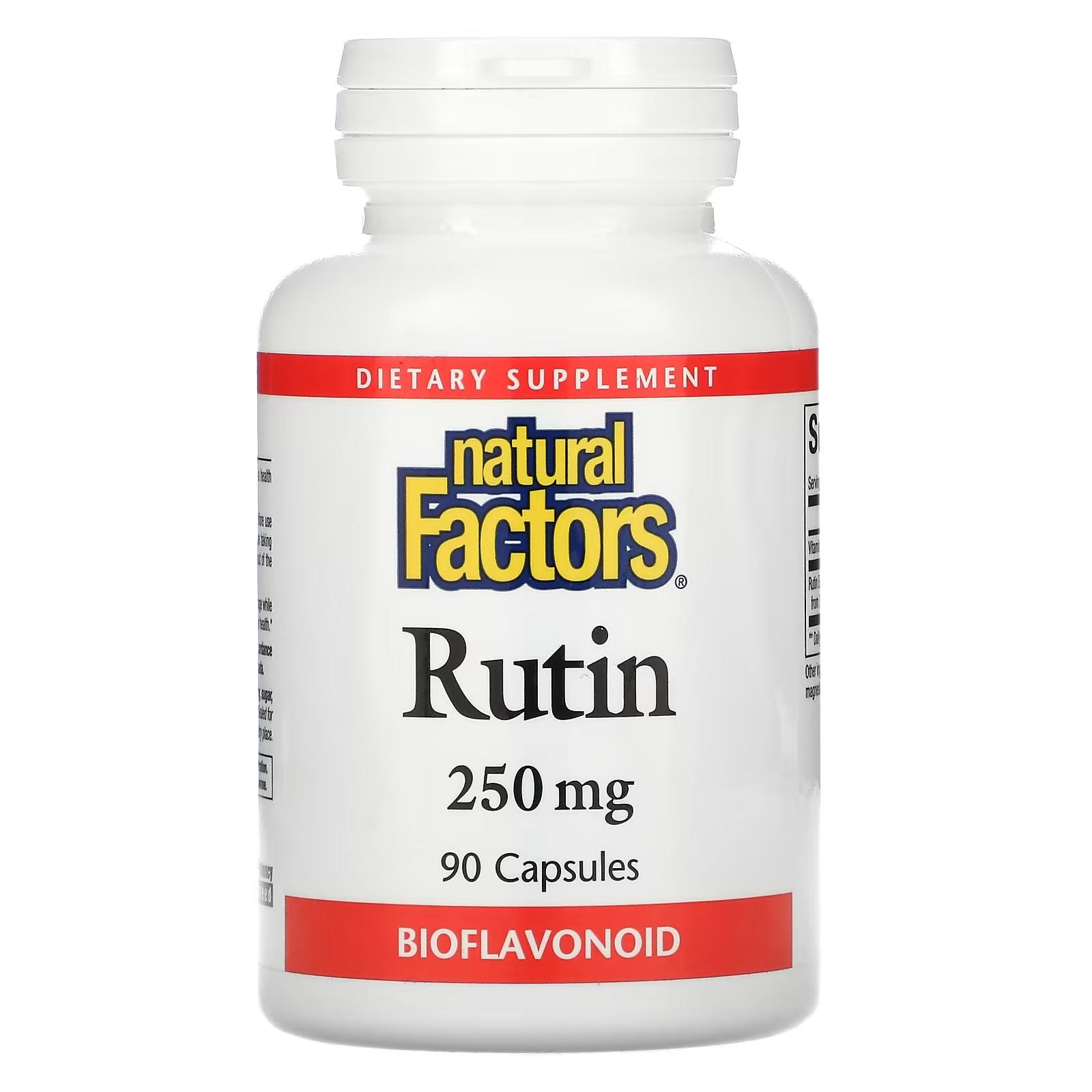 Рутин Natural Factors Rutin 250 мг 90 капс. (23121395) Рутин Natural Factors Rutin 250 мг 90 капс. (23121395)