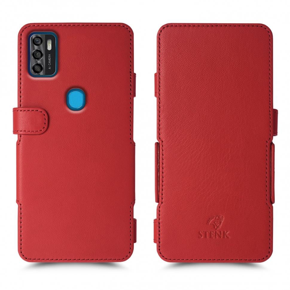 Чехол книжка Stenk Prime для ZTE Blade A7s (2020) Красный (68102)