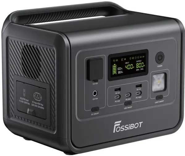 Зарядна станція Fossibot F800 512 Вт/год Black - фото 4