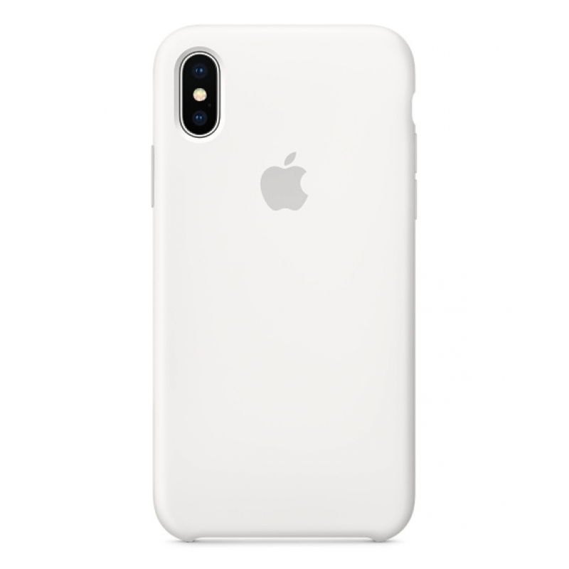 Чехол GoVern Silicone Case для Apple iPhone X/XS White