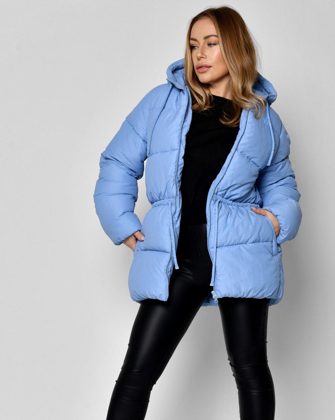 Пуховик X-Woyz LS-8947-11 M Блакитний (2000002512615) - фото 4 Пуховик X-Woyz LS-8947-11 M Блакитний (2000002512615) - фото 4