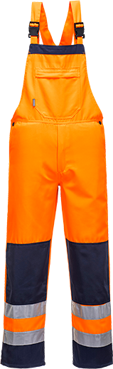 Полукомбинезон светоотражающий Girona TX72 XXL Оранжевый/Темно-синий