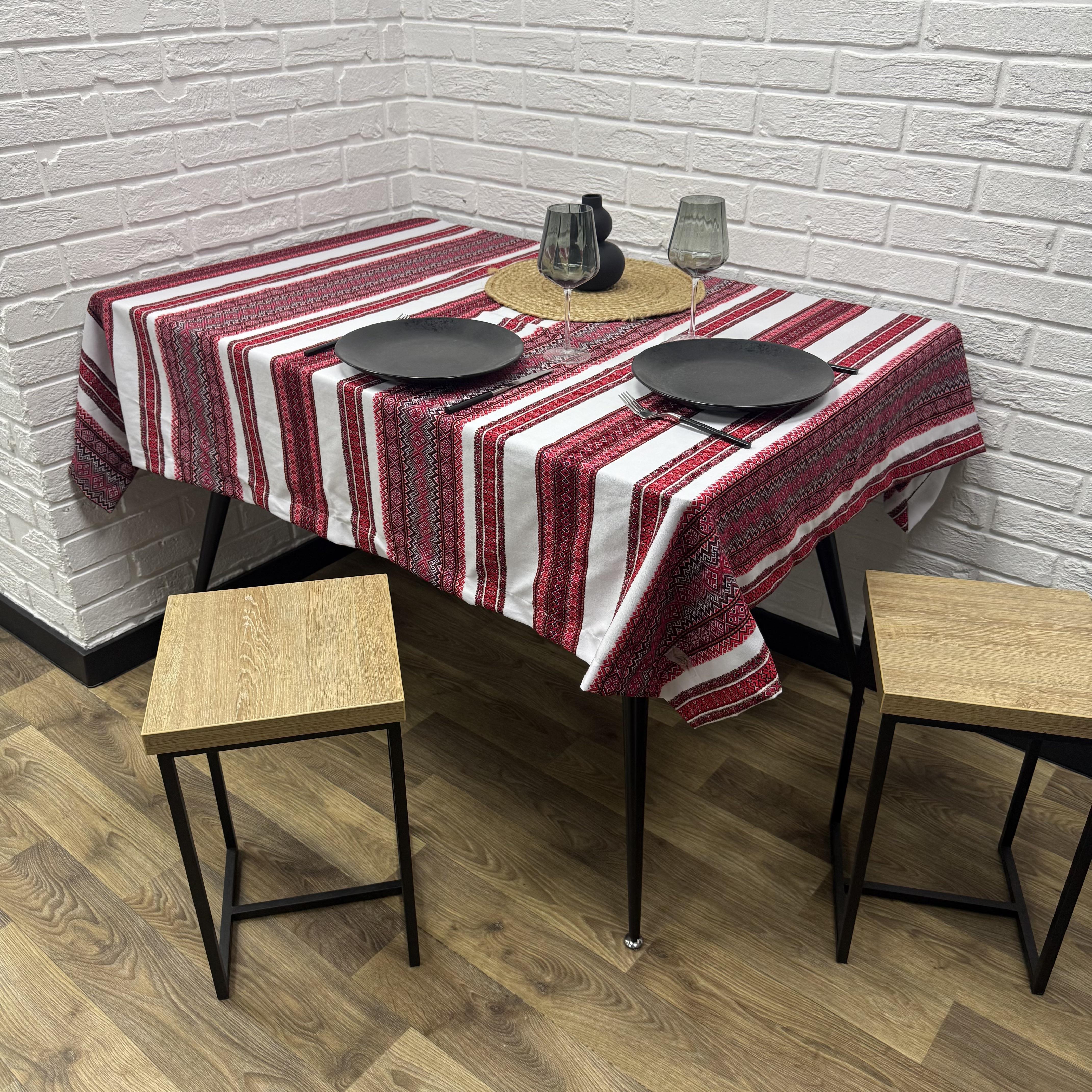 Скатерть тканая Comfort Home Вышиванка 140x180 см