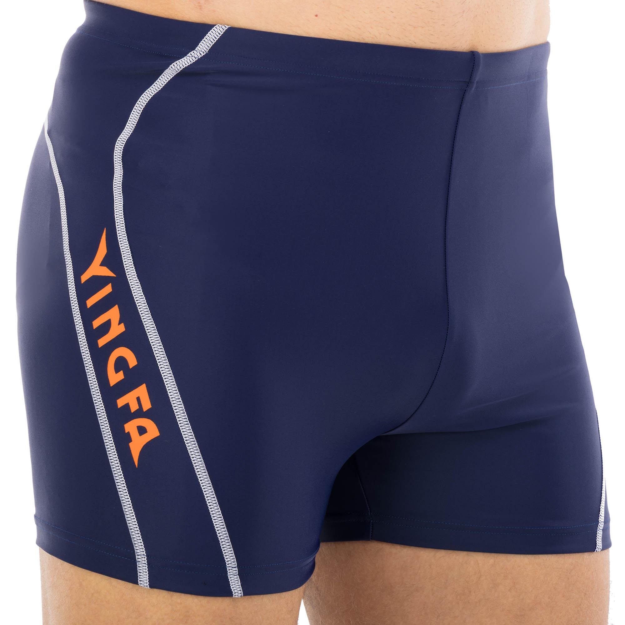 Плавки боксеры мужские для плавания YINGFA 24T858 M Темно-синий (24T858_Темно-синий_M_(155-160) - фото 3 Плавки боксеры мужские для плавания YINGFA 24T858 M Темно-синий (24T858_Темно-синий_M_(155-160) - фото 3