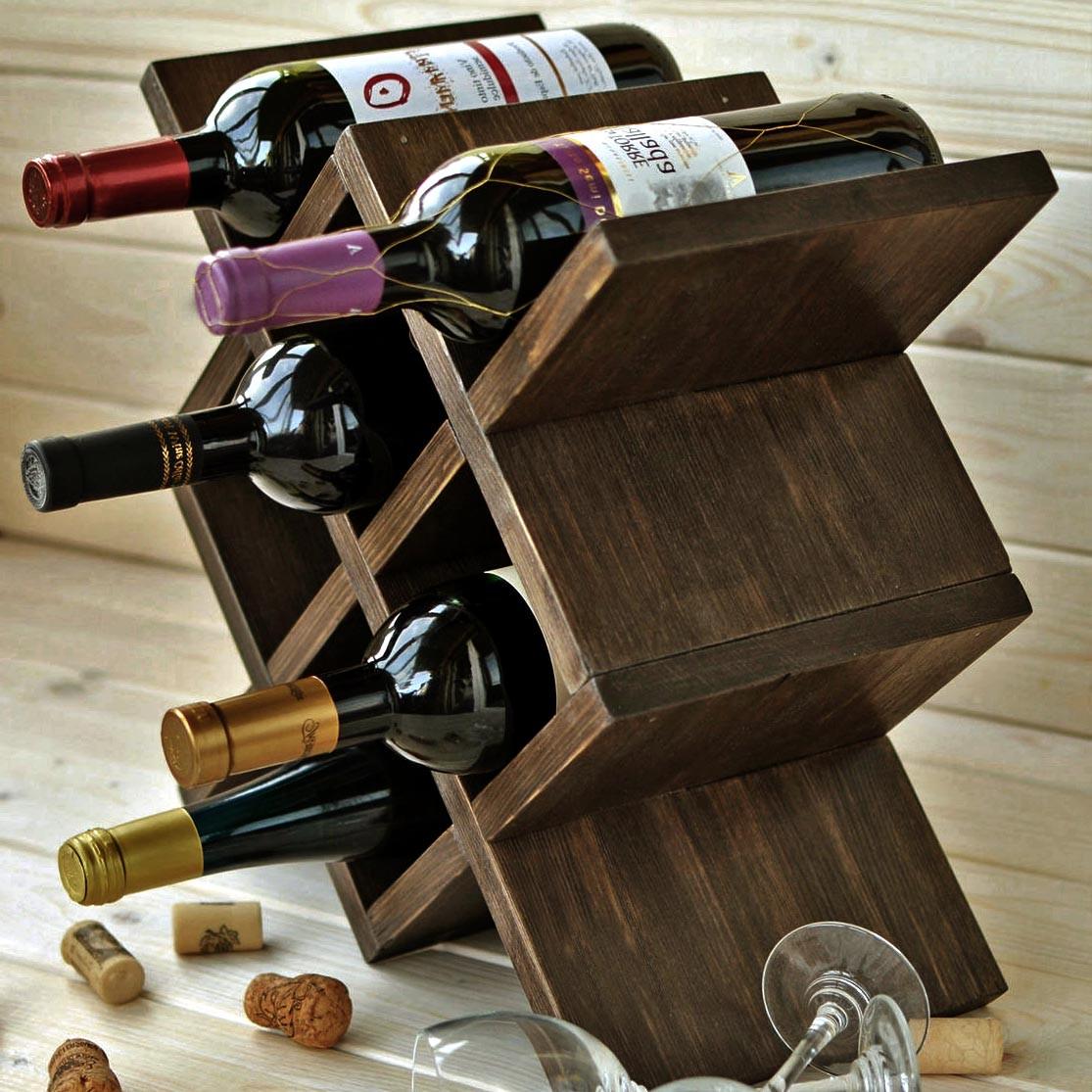 Полиця для вина настільна Альма Капучино (Впс-007809)