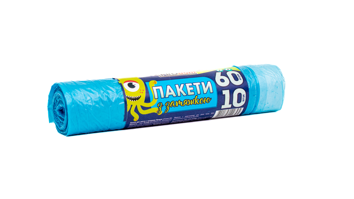 Пакеты для мусора с завязками Продом 60 л 10 шт. (3002519307)