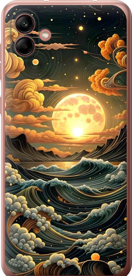 Чехол на Samsung Galaxy A04 A045F Арт волны (6332u-2831-42517)
