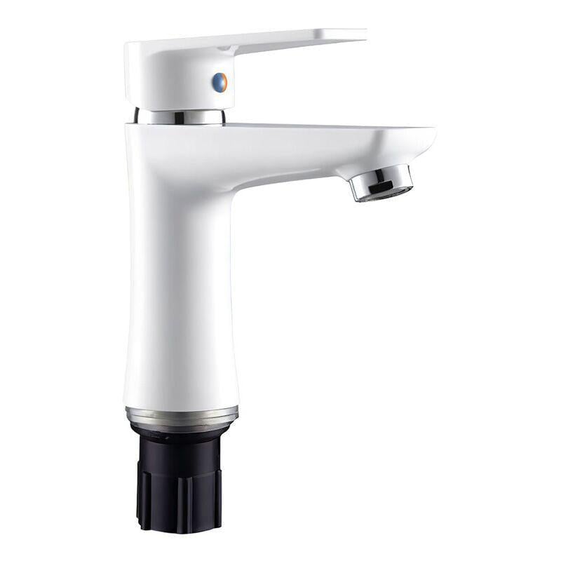 Смеситель для умывальника PLAMIX Oscar-001W White (PM0612)