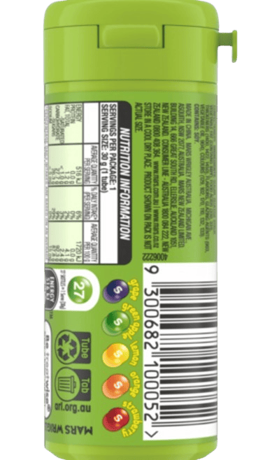Драже Skittles Sours Green Tube 30 г (2766067235)