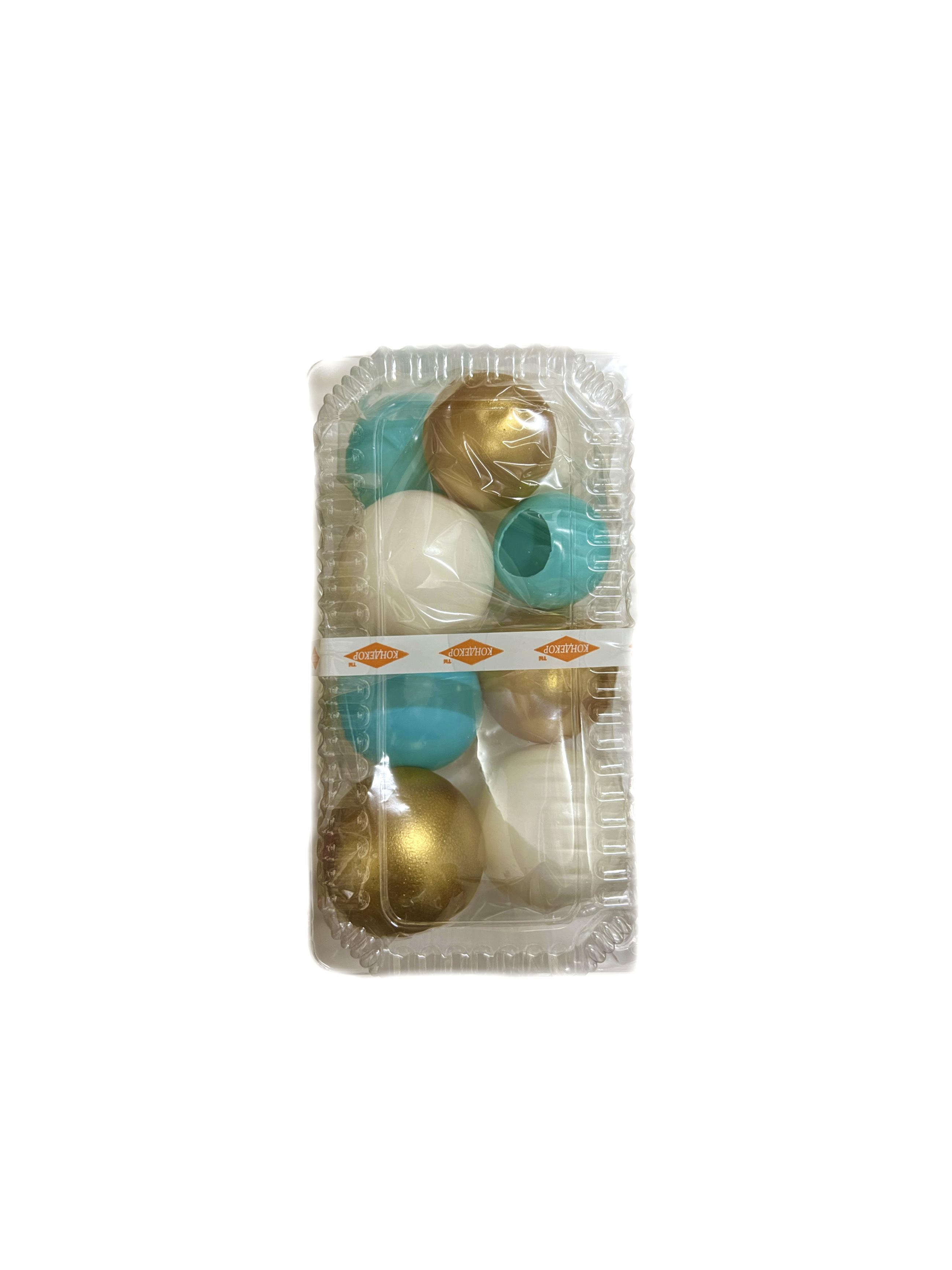 Кулі святкові на торт з цукрової мастики 9 шт. №11