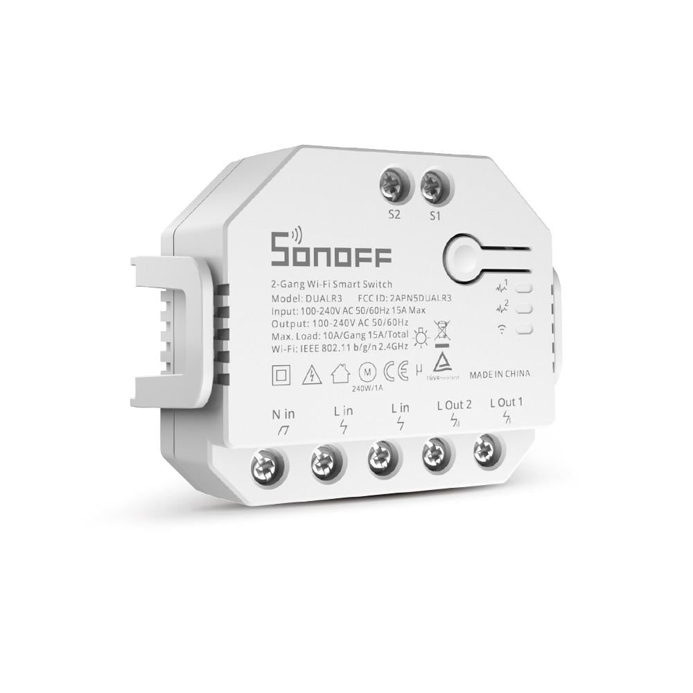 Wi-Fi реле Sonoff Dual R3 2 канала DIY с мониторингом - фото 4