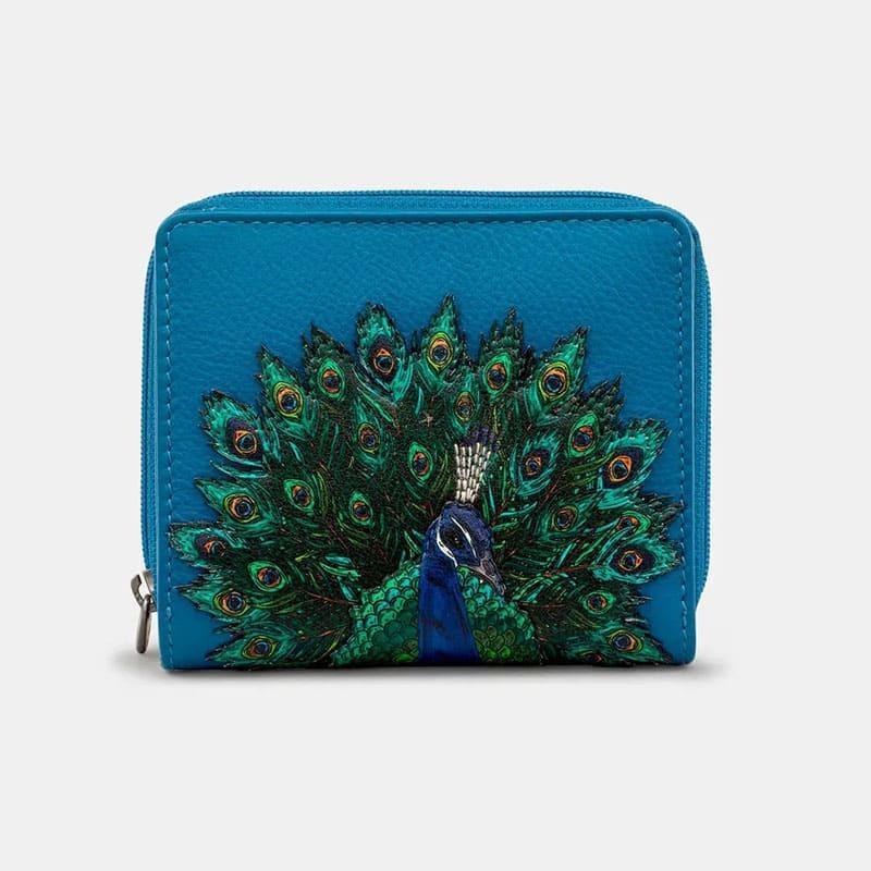 Кошелек женский Yoshi Y1261 Peacock Plume Petrol Blue (Y1261 PCK 48)